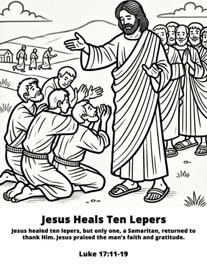 127 - Jesus Heals Ten Lepers