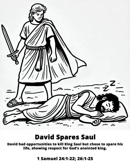 30 - David Spares Saul